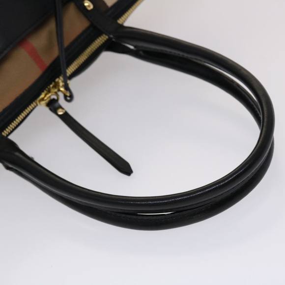 BURBERRY Shoulder Bag Leather Black Auth bs6525 - Picture 7 of 16